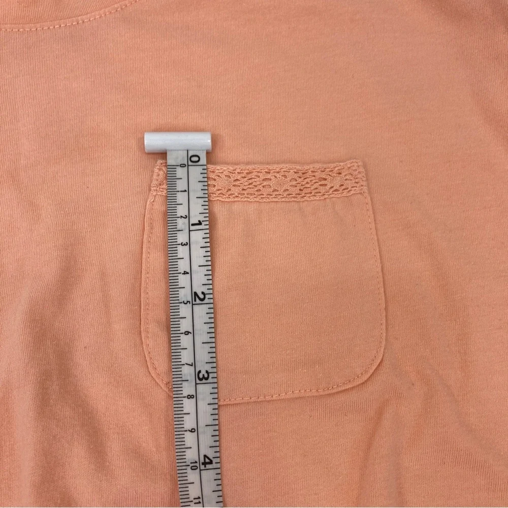 OshKosh B’gosh peach Girls Tie-Front Top 14/15 A